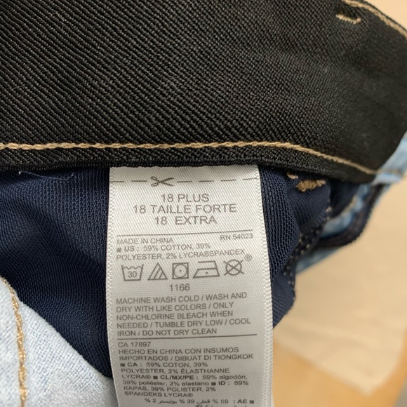 Old Navy Rockstar Jeans Super Skinny with Built in Warm Size 18 Plus - Picture 5 of 5